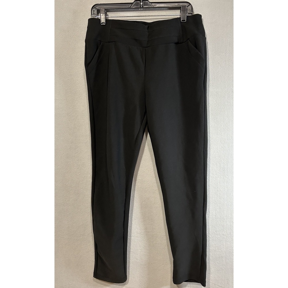 Vizio Collection Womens Size 2X Leggings Black Gym Yoga Sport Running Workout